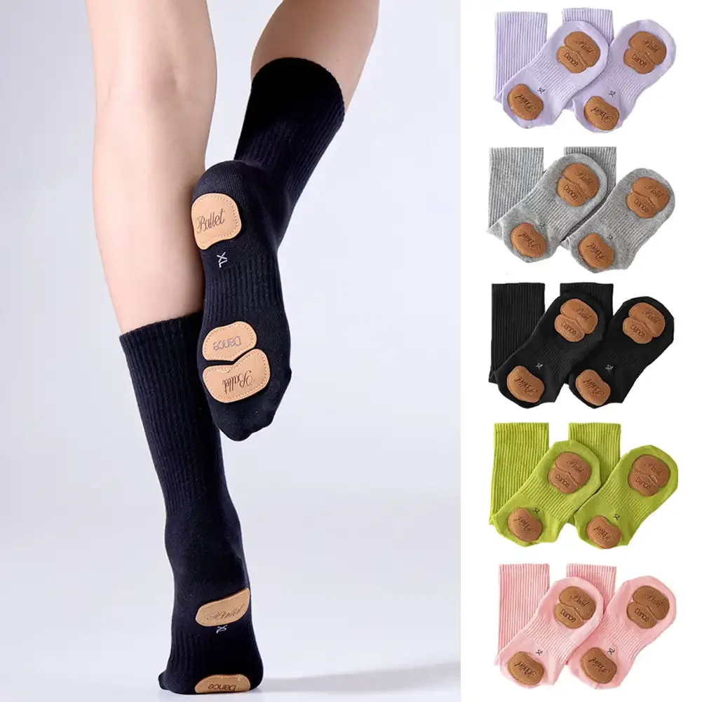 Knee High Sock Women - Kaus Kaki Yoga Tari Modern Anti