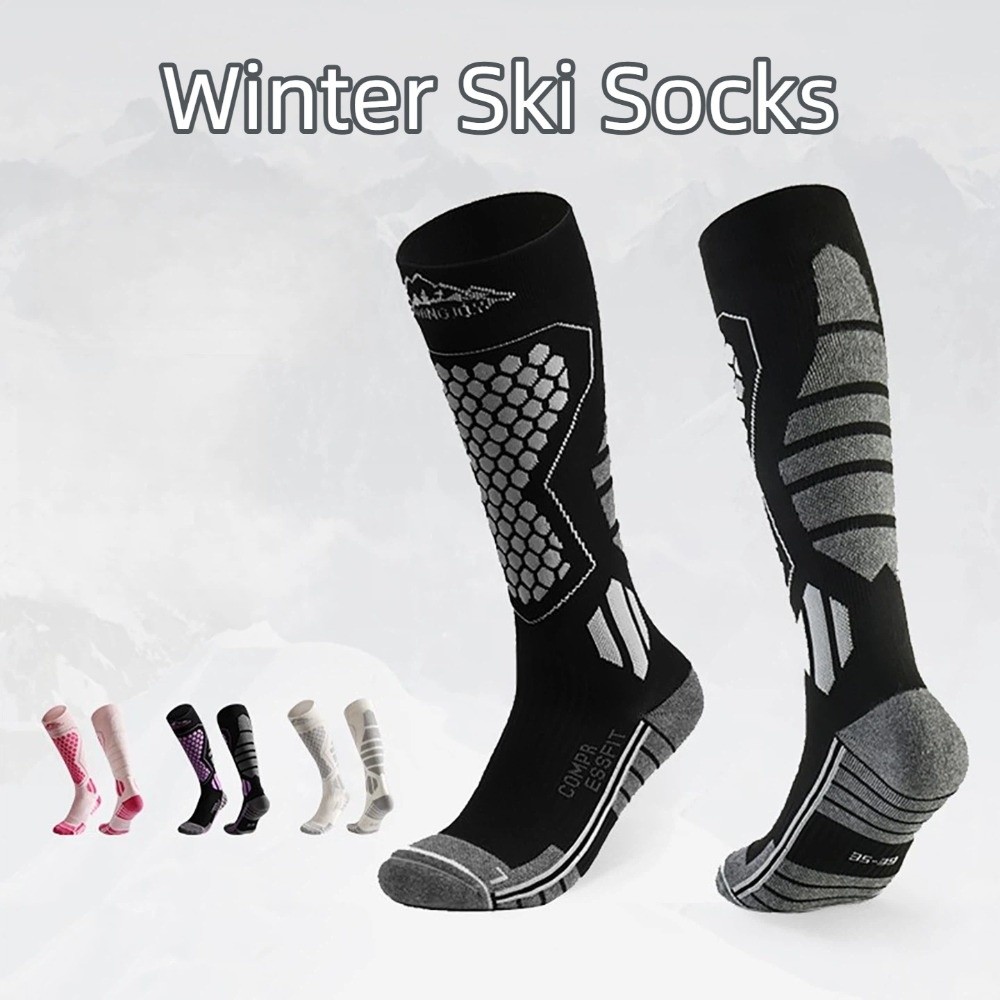 Thermal Sock Winter - 2 pasang kaos kaki ski tebal,