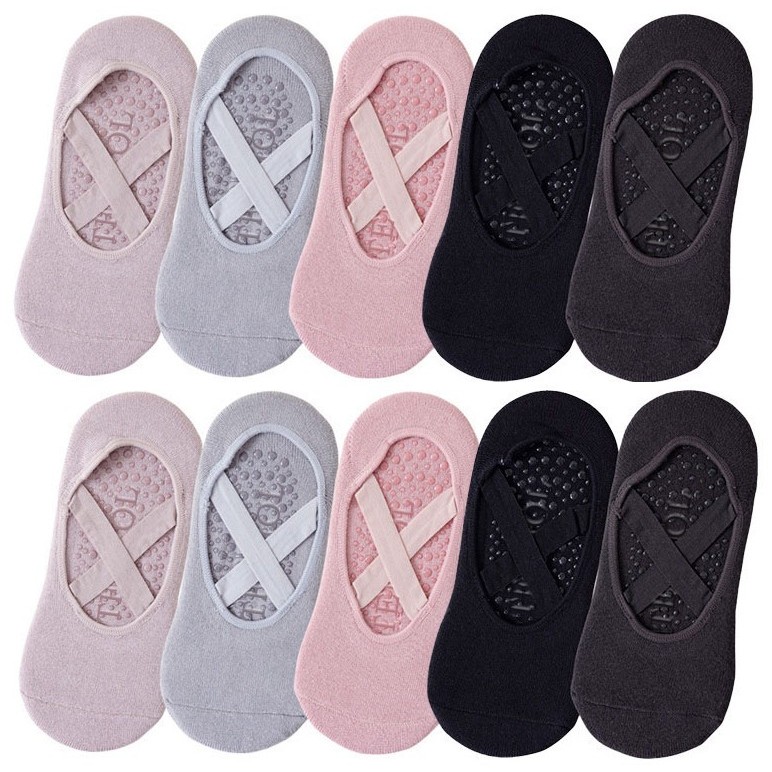 Grip Sock Yoga - 1/3 Pasang Kaus Kaki Yoga Wanita