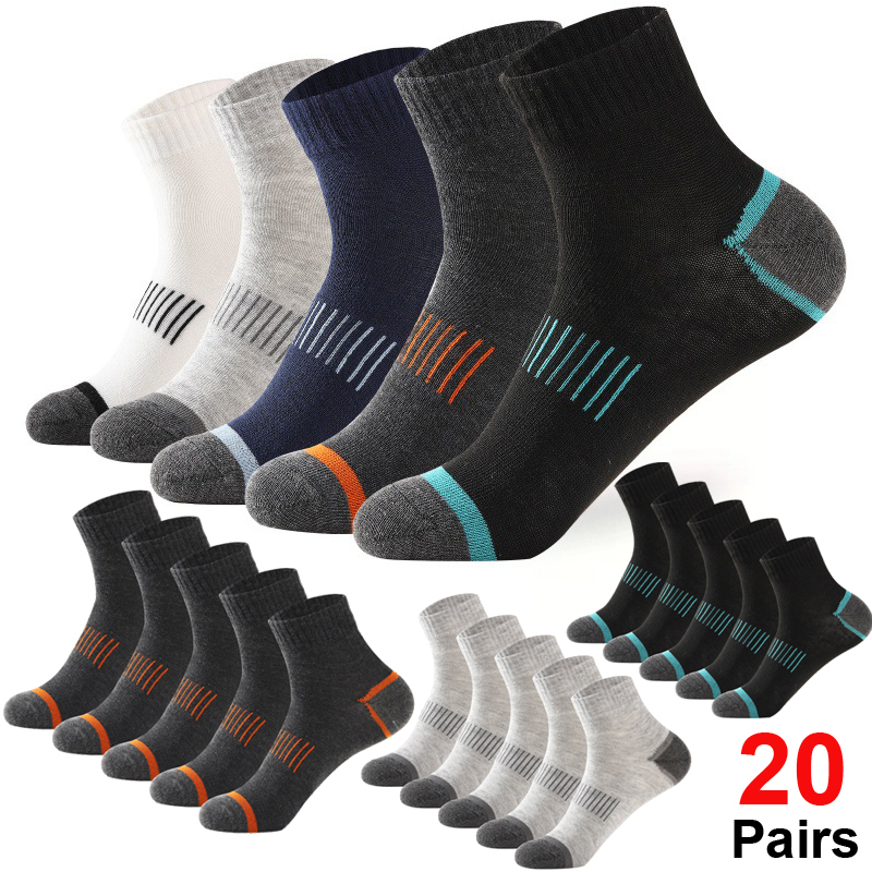 Wool Hiking Sock - 20 Pasang Set Kaus Kaki Katun