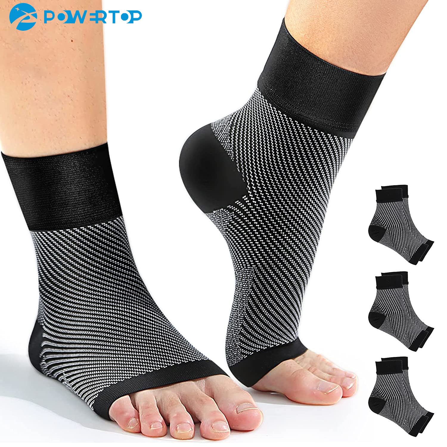 1 Pasang Kaus Kaki Kompresi Pl - Ankle Brace Sock ulasan dan harga