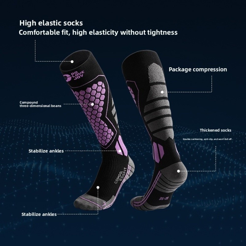2 pasang kaos kaki ski tebal,  - Thermal Sock Winter ulasan dan harga