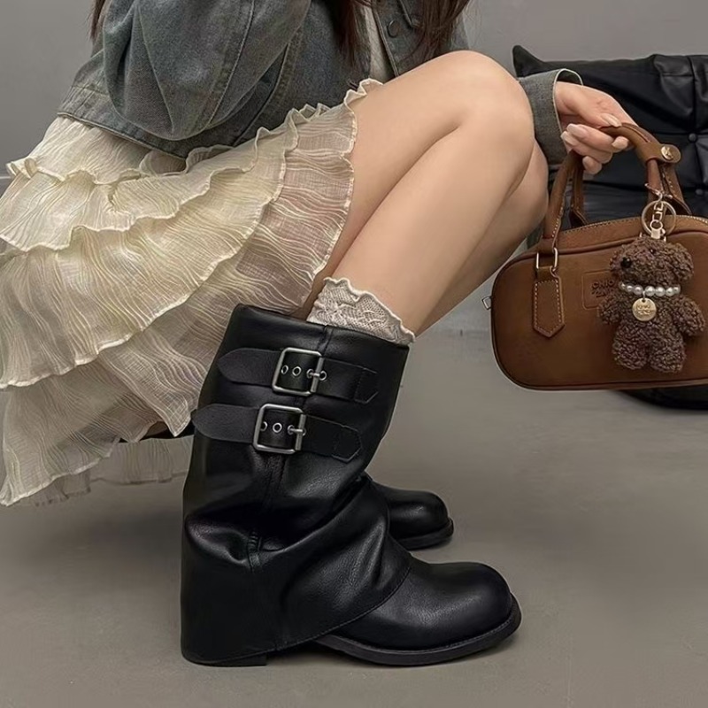 Sepatu Bot Wanita Hitam Model  - Boot Sock Slouchy ulasan dan harga