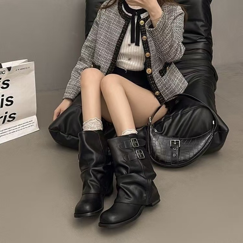 Sepatu Bot Wanita Hitam Model  - Boot Sock Slouchy ulasan dan harga