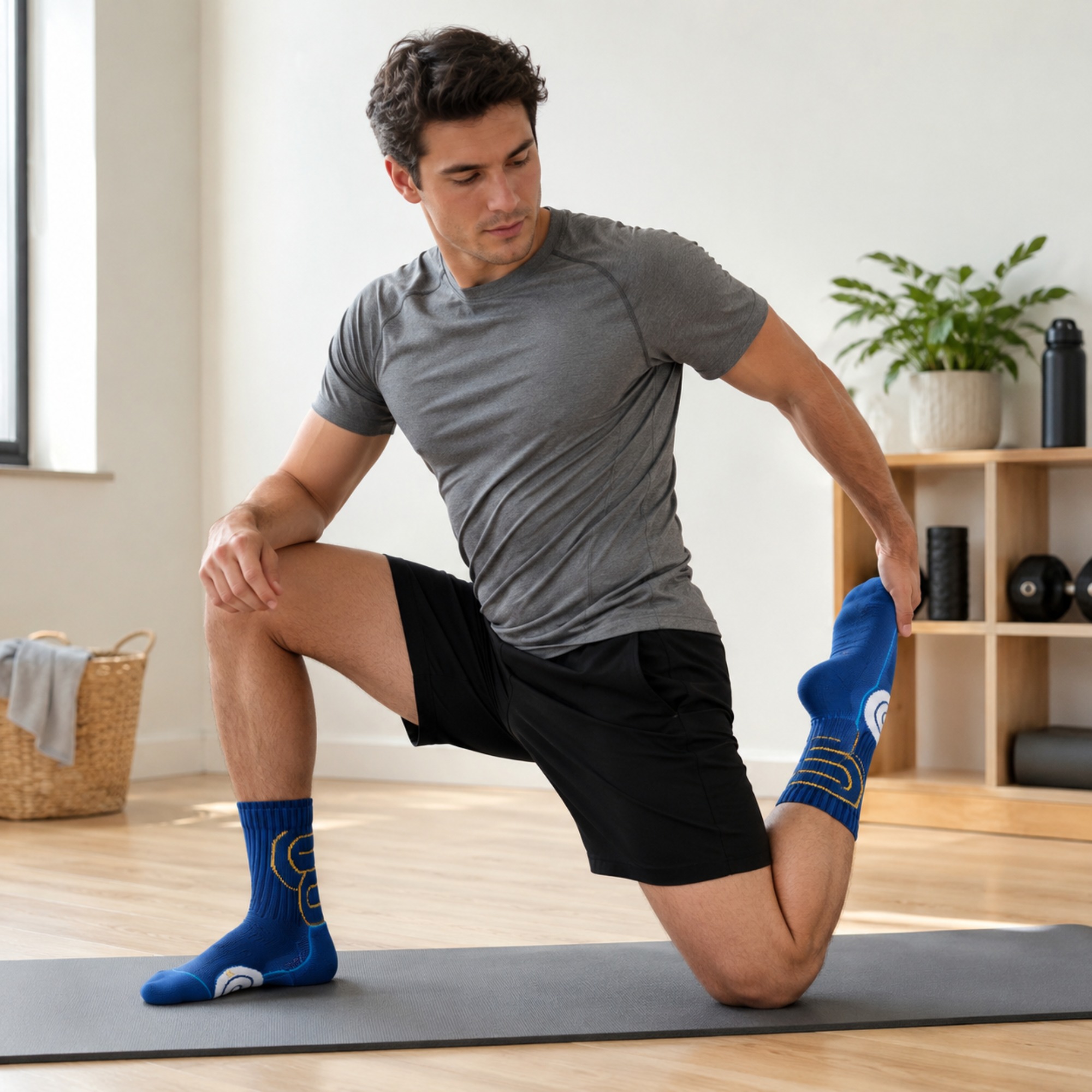 1/2 Pasang Kaus Kaki Lari Mara - Athletic Sock Cushion ulasan dan harga