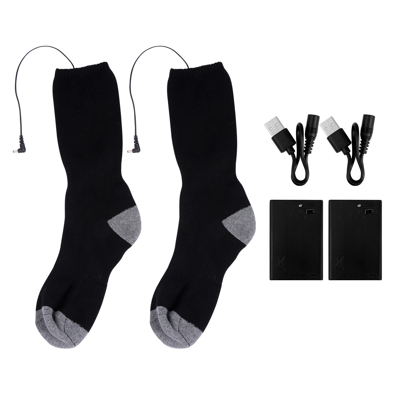 1Set Kaus Kaki Pemanas USB Pen - Thermal Sock Winter ulasan dan harga