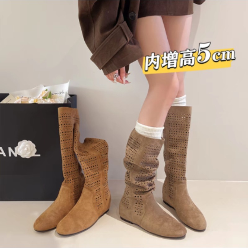 Sepatu Bot Wanita Gaya Boho Se - Boot Sock Slouchy ulasan dan harga